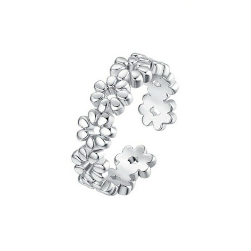 NWOT Silver Flower Toe Ring - Picture 8 of 9